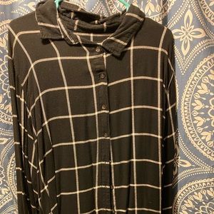Plaid button up shirt